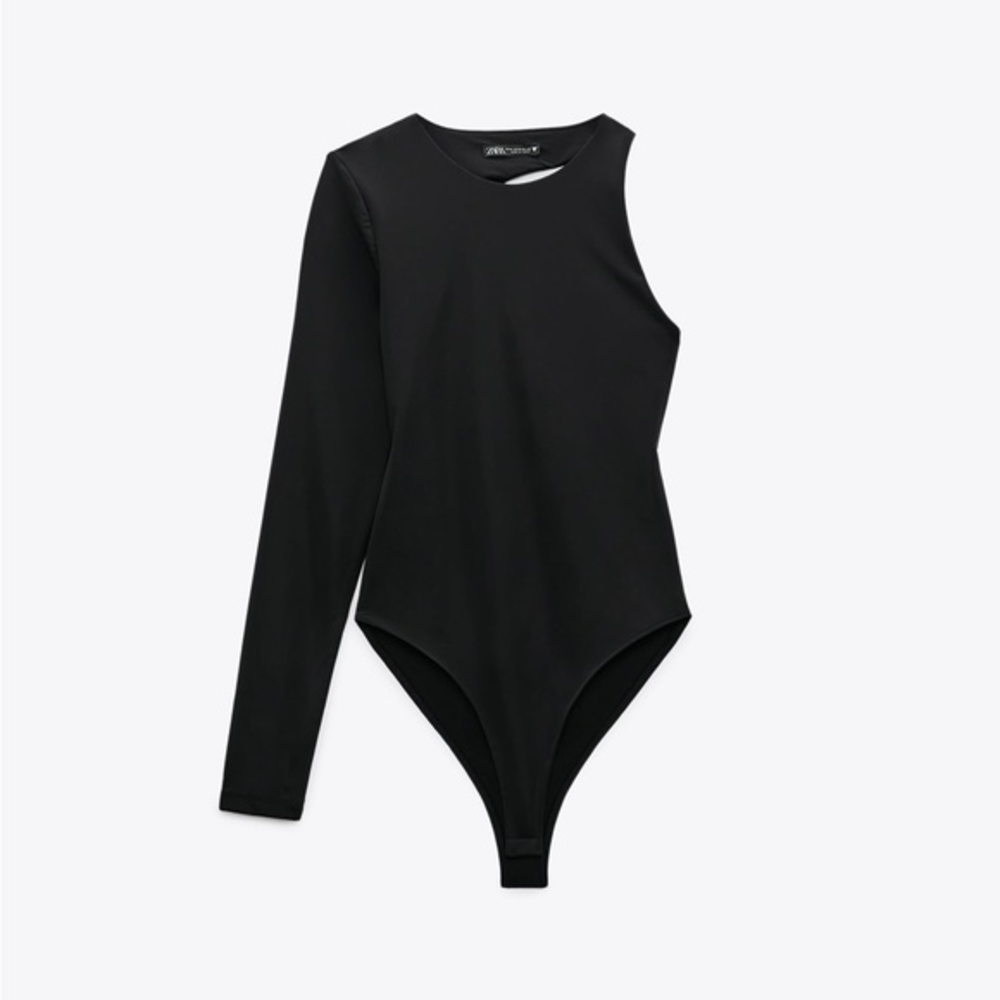 Zara‎ Asymmetrical Bodysuit
